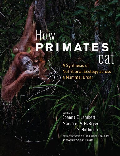 How Primates Eat: A Synthesis of Nutritional Ecology across a Mammal Order