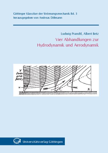 Vier Abhandlungen zur Hydrodynamik und Aerodynamik