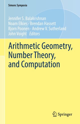 Arithmetic Geometry, Number Theory, and Computation