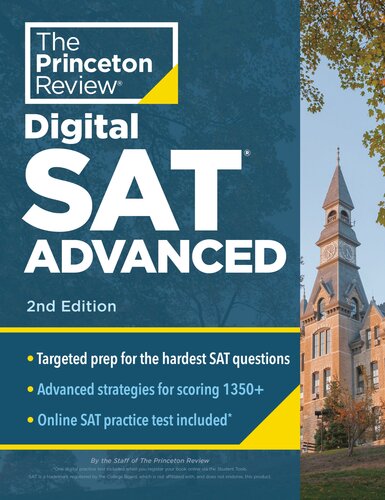 Princeton Review Digital SAT Advanced (College Test Preparation), 2nd Edition