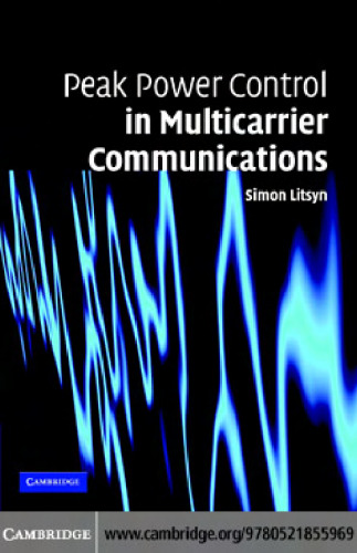 Peak Power Control in Multicarrier Communications