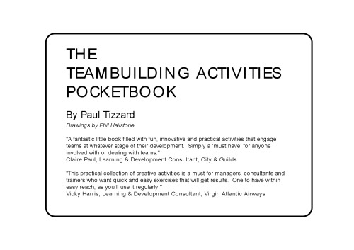 Teambuilding Activities Pocketbook (Management Pocketbooks)