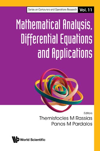 Mathematical Analysis, Differential Equations & Applications