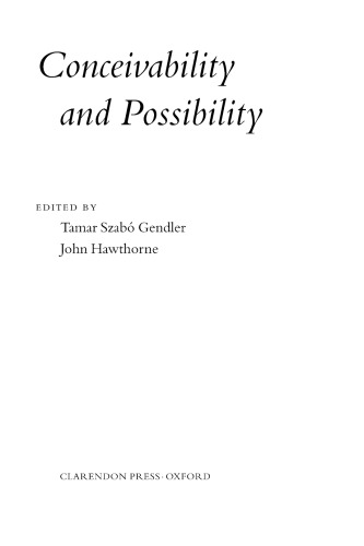 Conceivability and Possibility