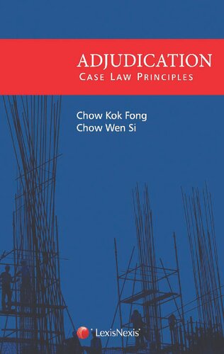 Adjudication - Case Law Principles