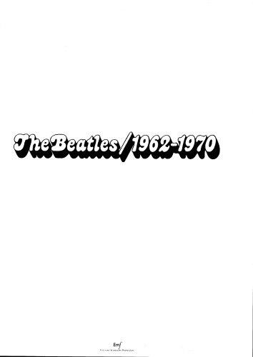 The Beatles   1962-1970 (Guitar Scores - Guitar Tablatures)