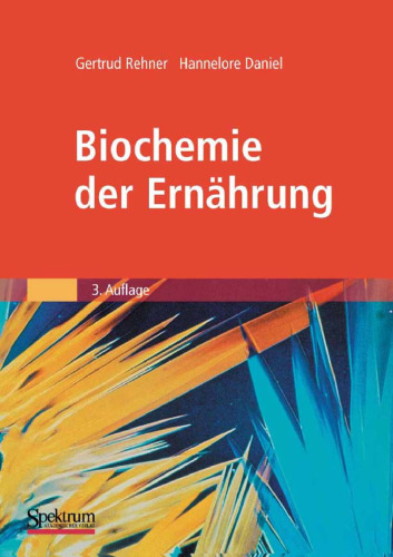 Biochemie der Ernahrung, 3. Auflage