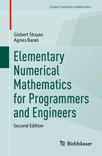 Elementary Numerical Mathematics for Programmers and Engineers