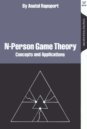 N-Person Game Theory: Concepts and Applications