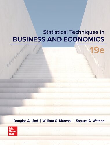 Statistical Techniques in Business and Economics, 19th Edition