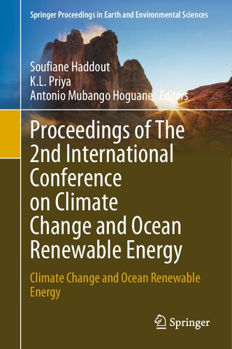 Proceedings of The 2nd International Conference on Climate Change and Ocean Renewable Energy: Climate Change and Ocean Renewable Energy (Springer Proceedings in Earth and Environmental Sciences)