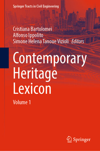 Contemporary Heritage Lexicon: Volume 1 (Springer Tracts in Civil Engineering)