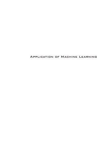 Application of Machine Learning