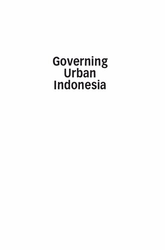 Governing Urban Indonesia