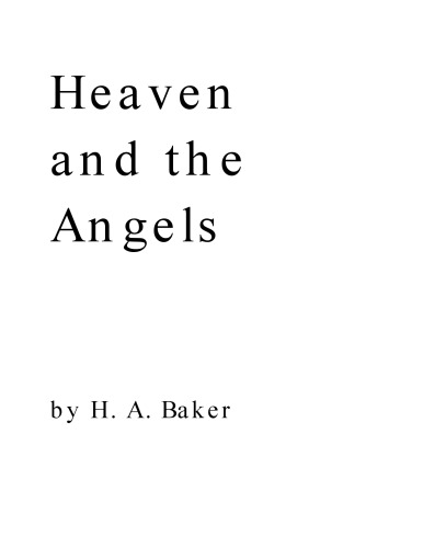 Heaven and the Angels