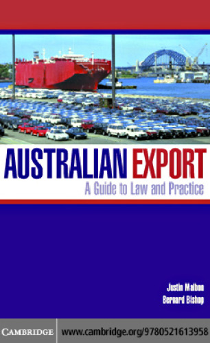 Australian Export: A Guide to Law and Practice