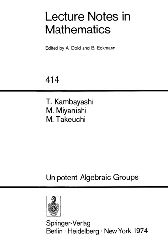 Unipotent Algebraic Groups