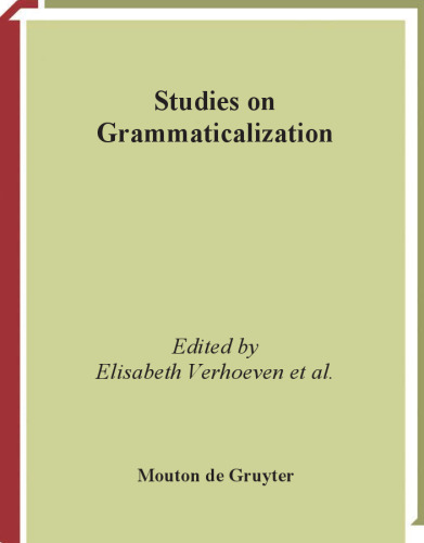 Studies on Grammaticalization (Trends in Linguistics. Studies and Monographs)