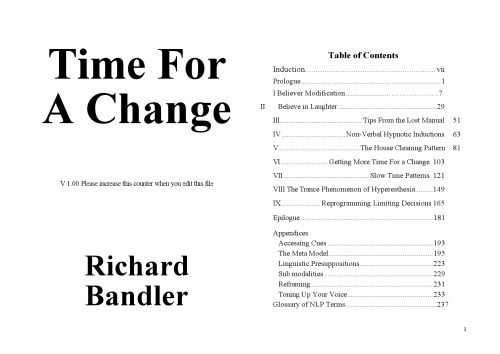 Time for a Change (NLP)