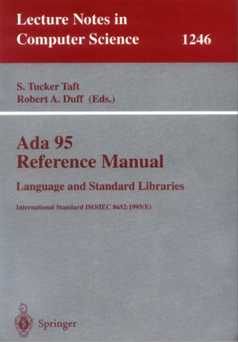 Ada 95 Reference Manual: Language and Standard Libraries