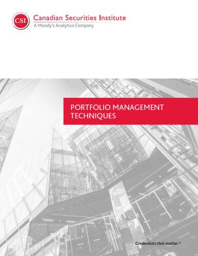 Portfolio Management Techniques