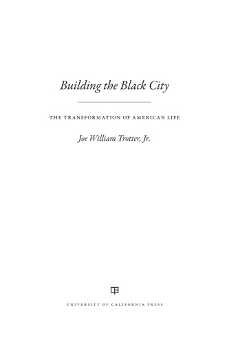 Building the Black City