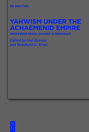 Yahwism under the Achaemenid Empire