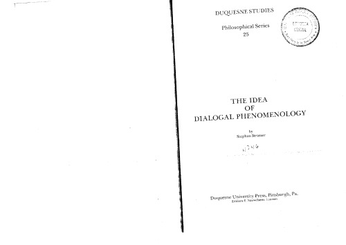 The Idea of Dialogical Phenomenology