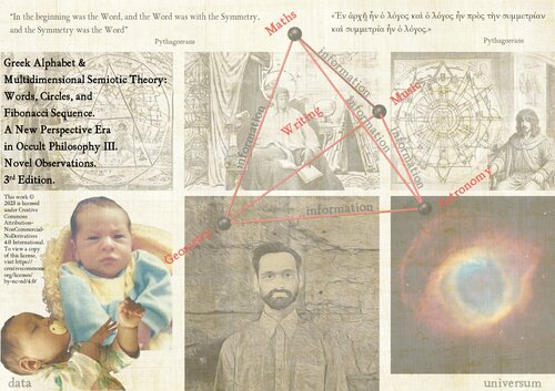 Ancient Greek Alphabet & Multidimensional Semiotic Theory: Words, Circles, and Fibonacci Sequence. A New Perspective Era in Occult Philosophy III. Novel Observations (God, Light, Number, Spring up). 3rd Edition. |:| From Ancient Greek Language to Modern Semiotics: Exploring Interdisciplinary Connections & the Evolution of Sign Systems through the Study of Ancient Greek Letters as Their Component Elements