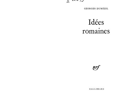 Idees romaines