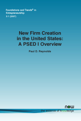 NEW FIRM CREATION IN THE UNITED STATES