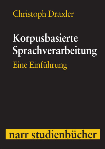 Korpusbasierte Sprachverarbeitung: Eine Einführung