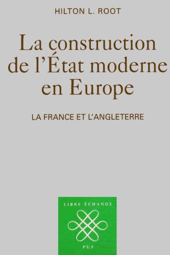 La Construction de l'Etat moderne en Europe