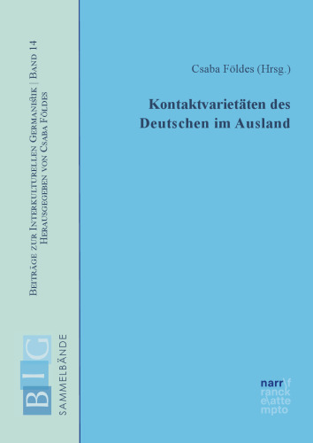 Kontaktvarietäten des Deutschen im Ausland