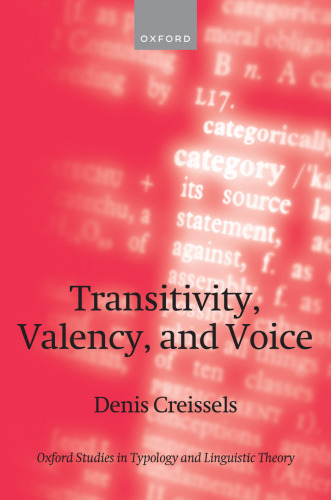 Transitivity, Valency, and Voice