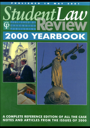 Student Law Review Yearbook 2000