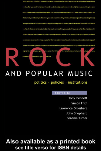 Rock and Popular Music: Politics, Policies, Instruments (Culture)