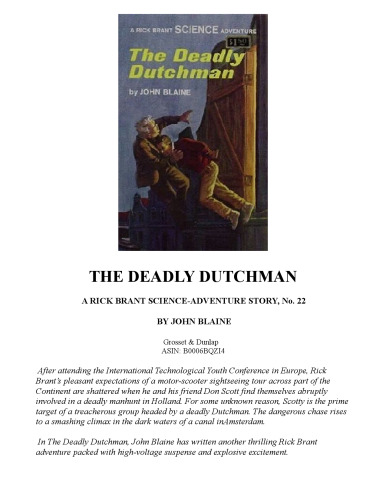 The Deadly Dutchman (A Rick Brant Science Adventure Story, 22)