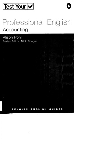 Test Your Professional English - Accounting