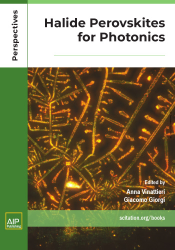 Halide Perovskites for Photonics