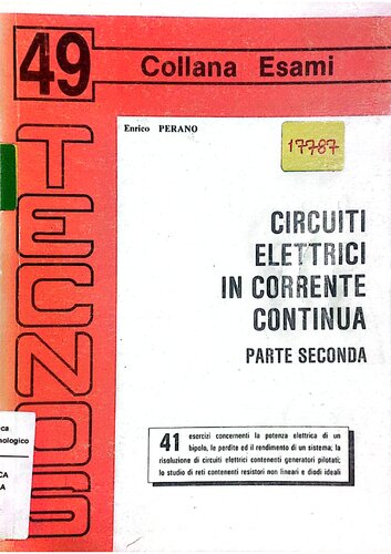 Circuiti elettrici in corrente continua, parte seconda