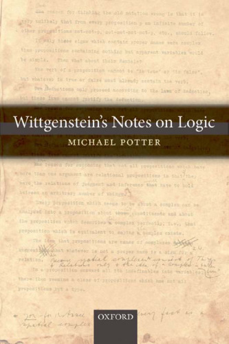 Wittgenstein's Notes on Logic