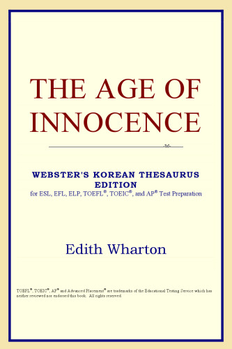 The Age of Innocence (Webster's Korean Thesaurus Edition)