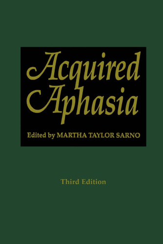 Acquired Aphasia, Third Edition