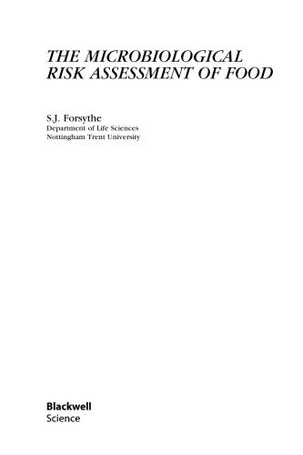 Microbiological Risk Assessment of Food