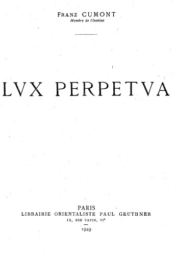 Lux Perpetua