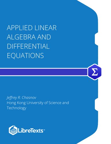 Applied Linear Algebra and Differential Equations