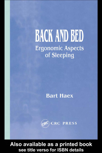 Back and Bed: Ergonomic Aspects of Sleeping