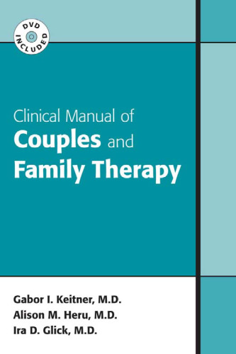 Clinical Manual of Couples and Family Therapy