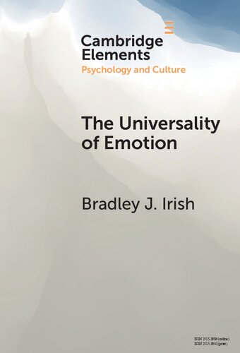 The Universality of Emotion